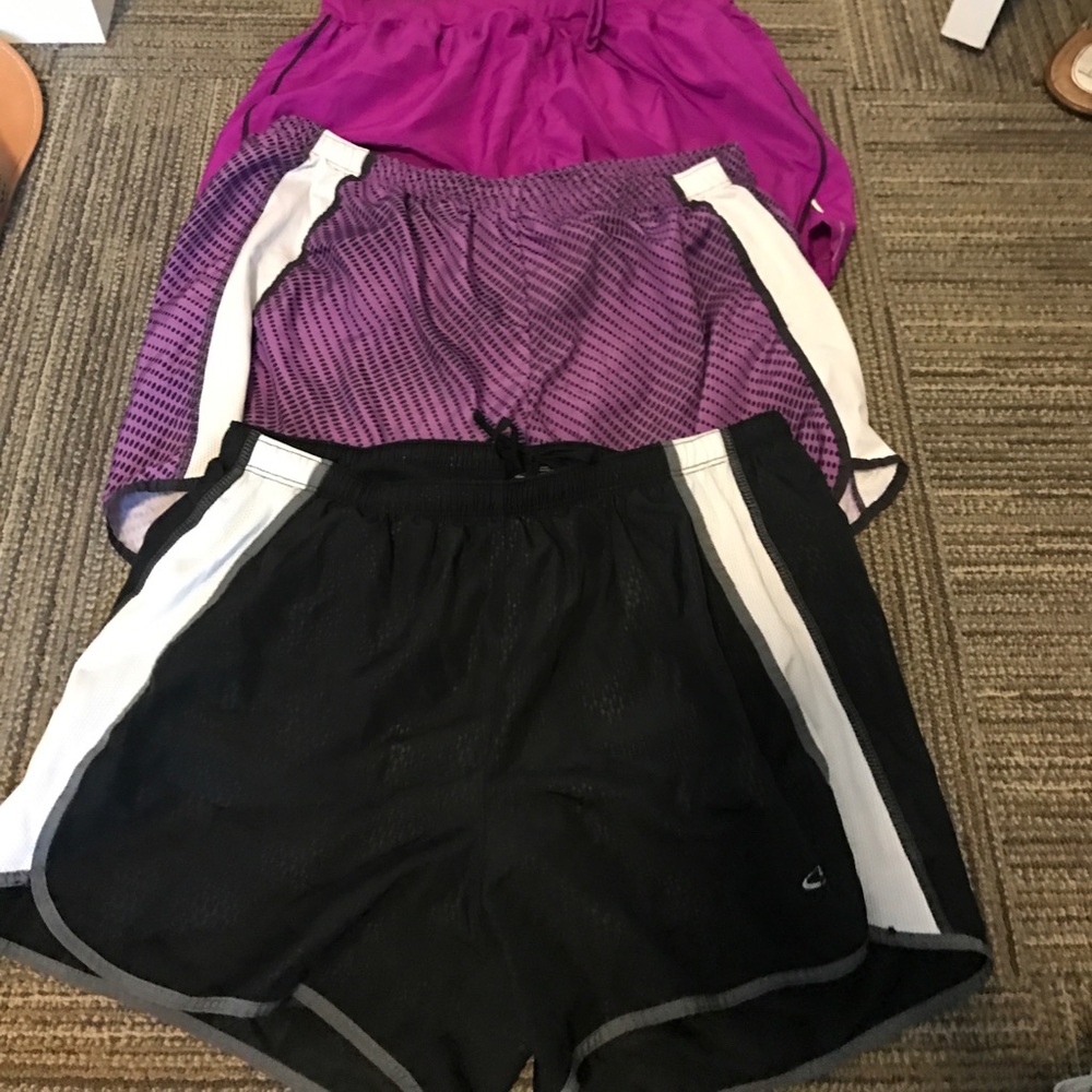 3 Champion running shorts sz M