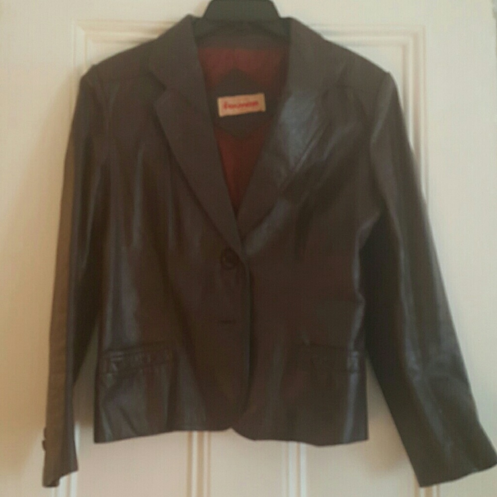 Vintage Leather blazer