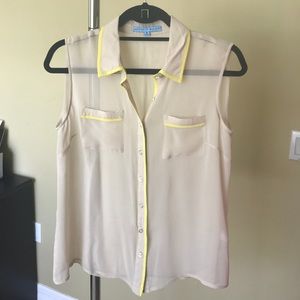 100% Silk Antonio Melani sheer top