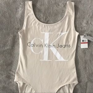 Calvin Klein Cotton Bodysuit XS