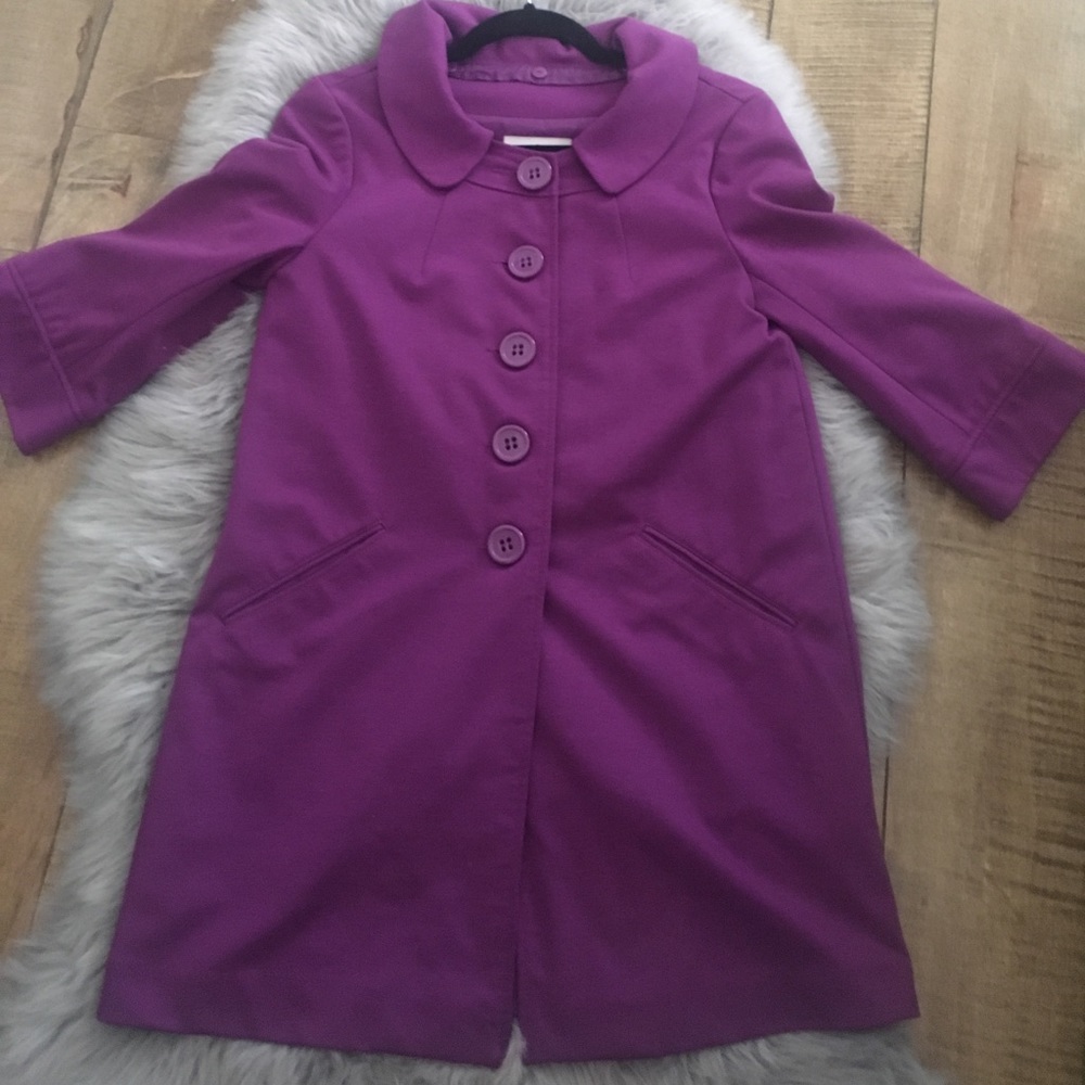 Dark purple coat
