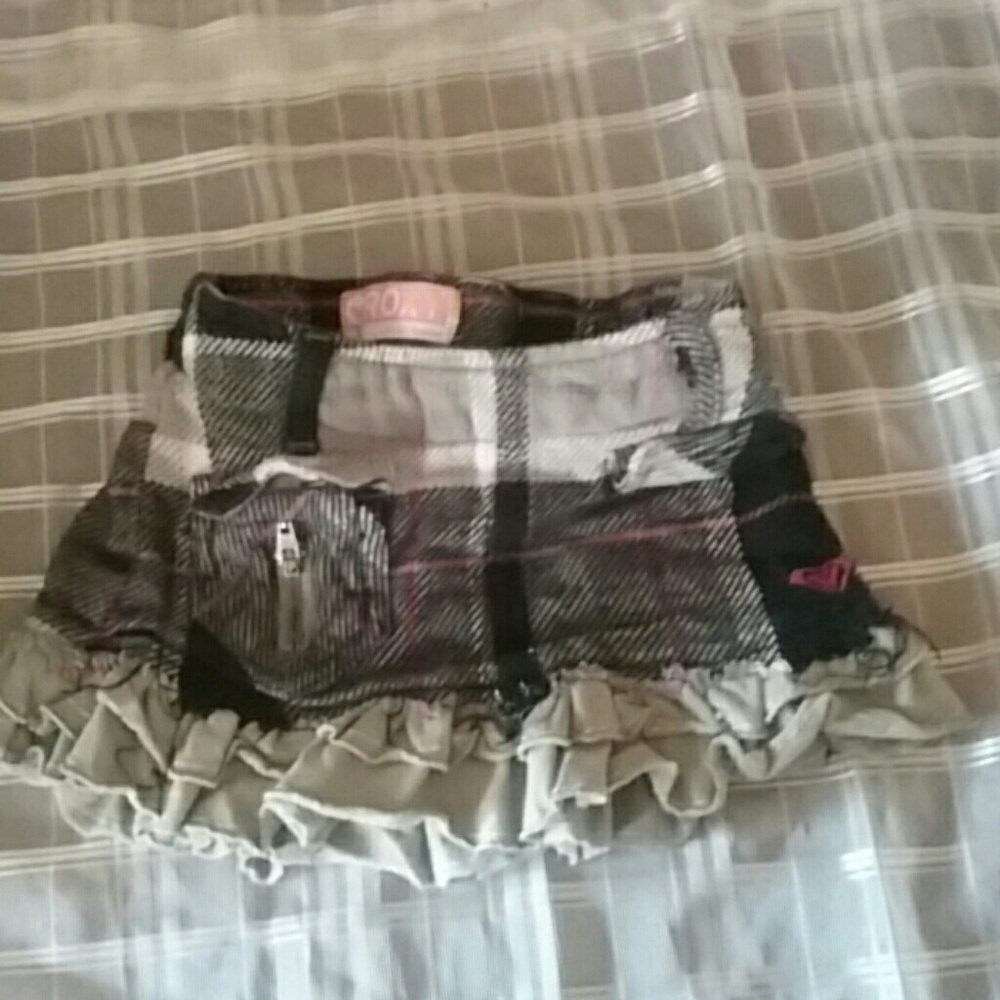 Roxy plaid skirt
