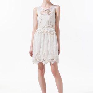 Zara White lace dress