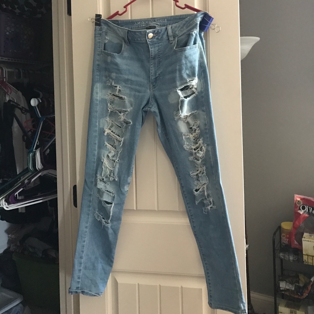 American Eagle- super stretch high rise Jegging