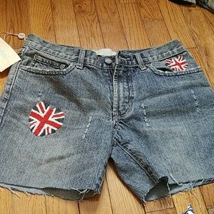 Designer Jean shorts