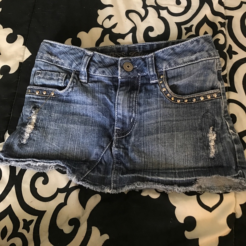 Guess jean skirt