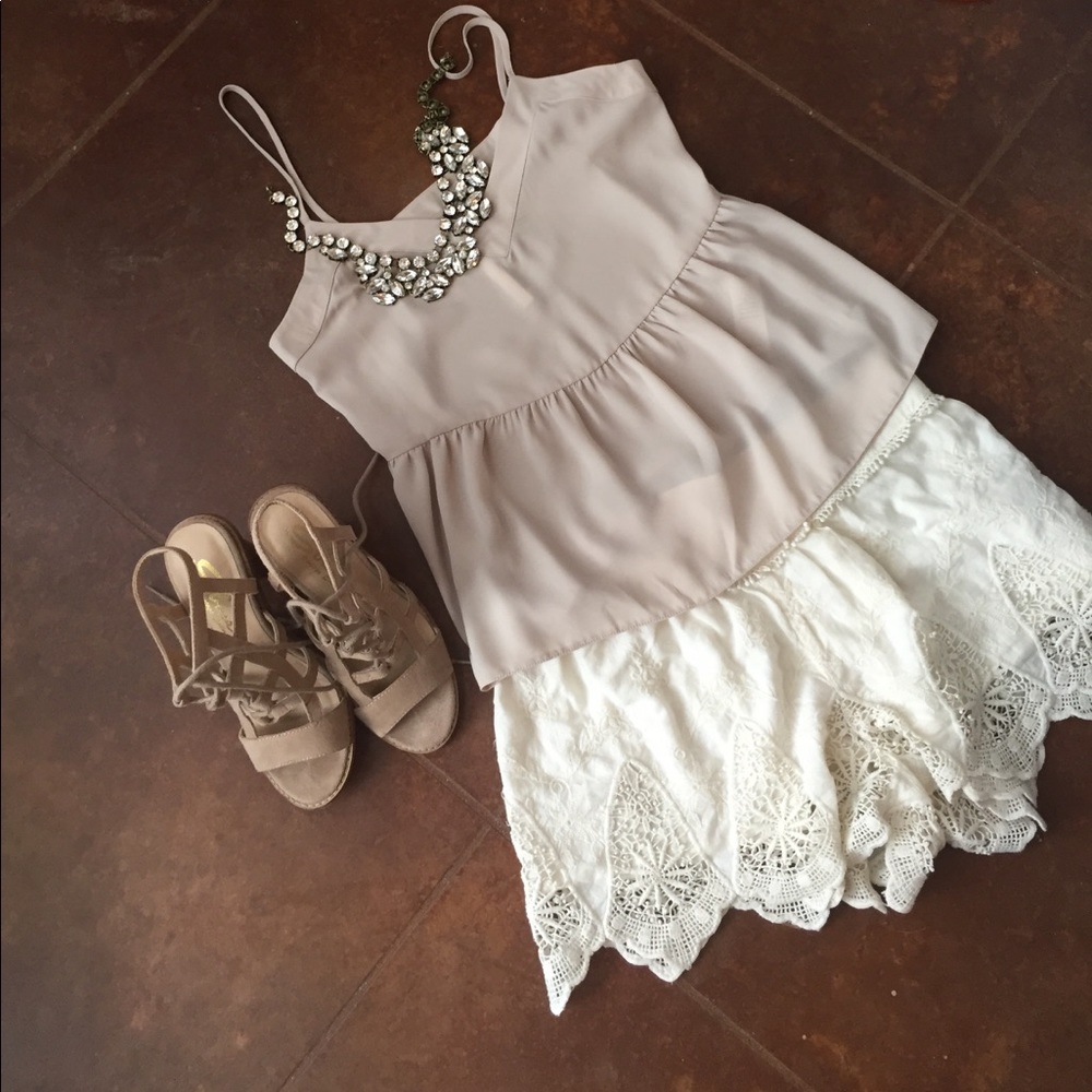 White shorts