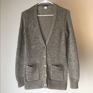 Metallic cardigan