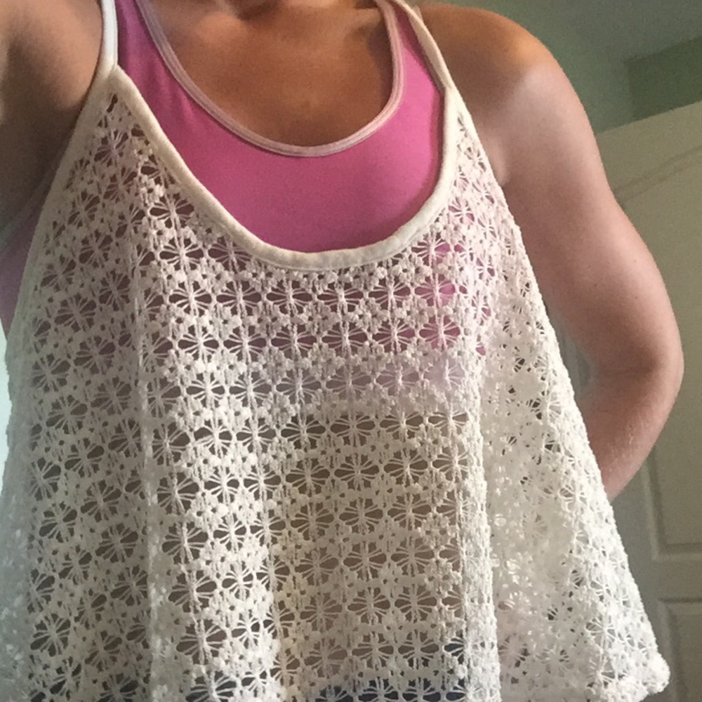 Victoria secret (PINK) bathing suit cover up top