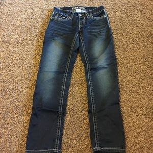 Hydraulic 3/4 jean capris.