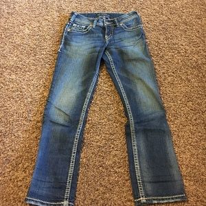 Women's Silver jean capris