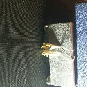 Sterling silver earrings lily flowers