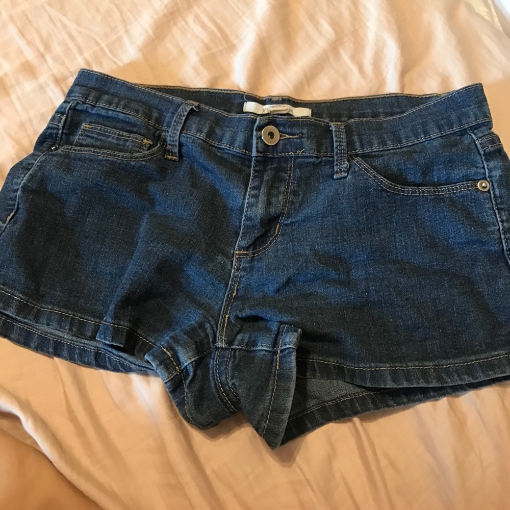 Denim shorts