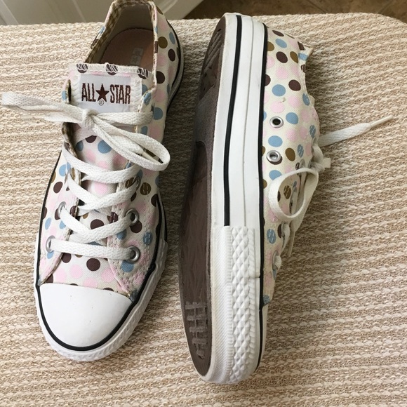 Converse Polka Dot Sz 6 - Picture 3 of 4
