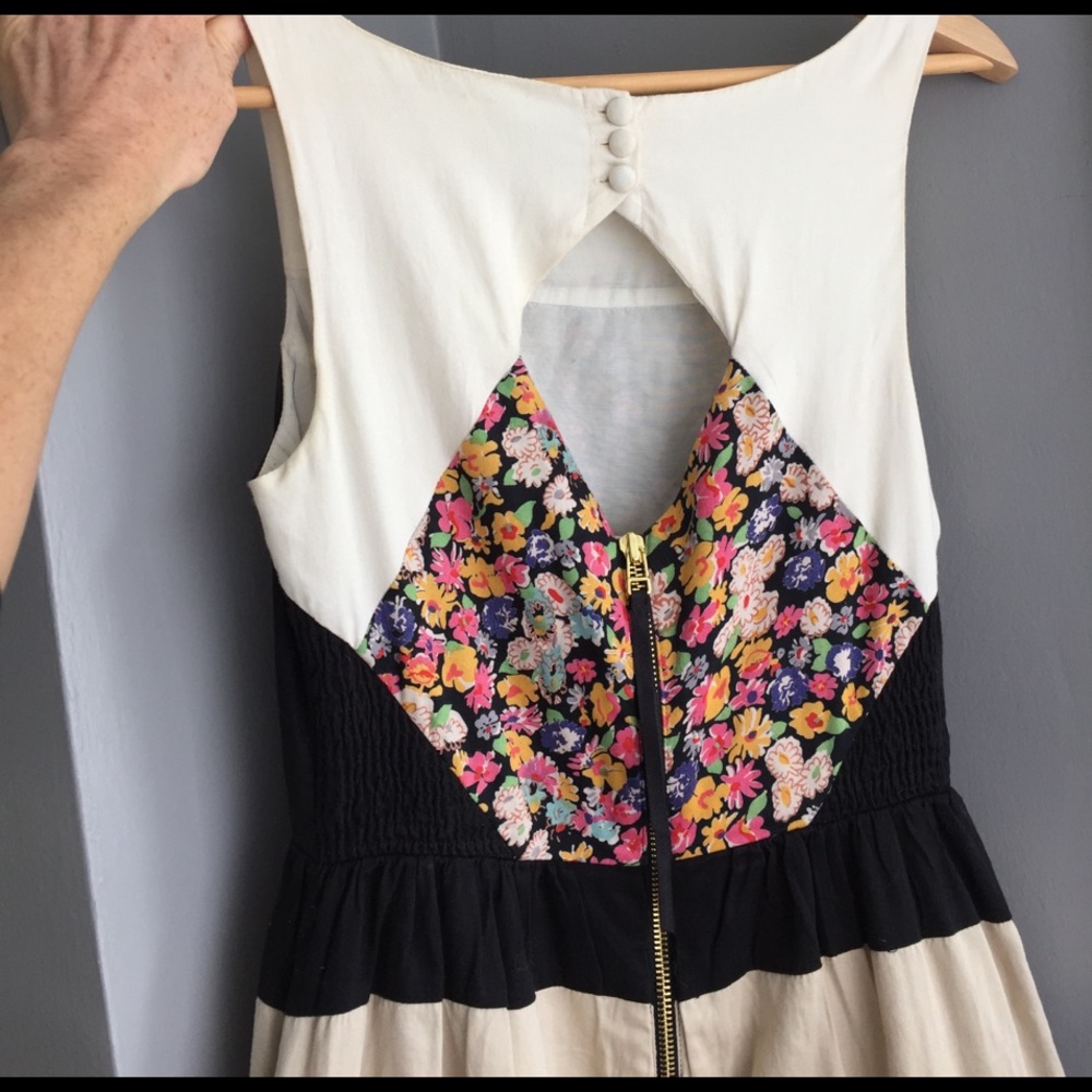 Anthropologie Leifnotes dress w/ cut out back sz2 - Picture 2 of 6