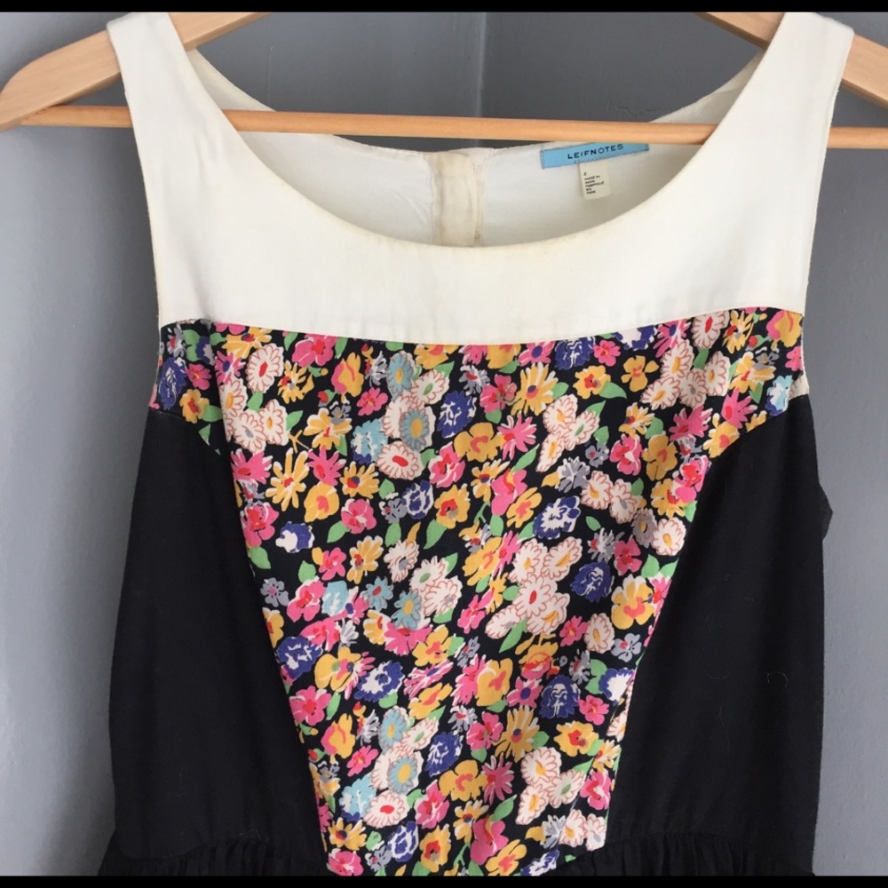 Anthropologie Leifnotes dress w/ cut out back sz2 - Picture 4 of 6