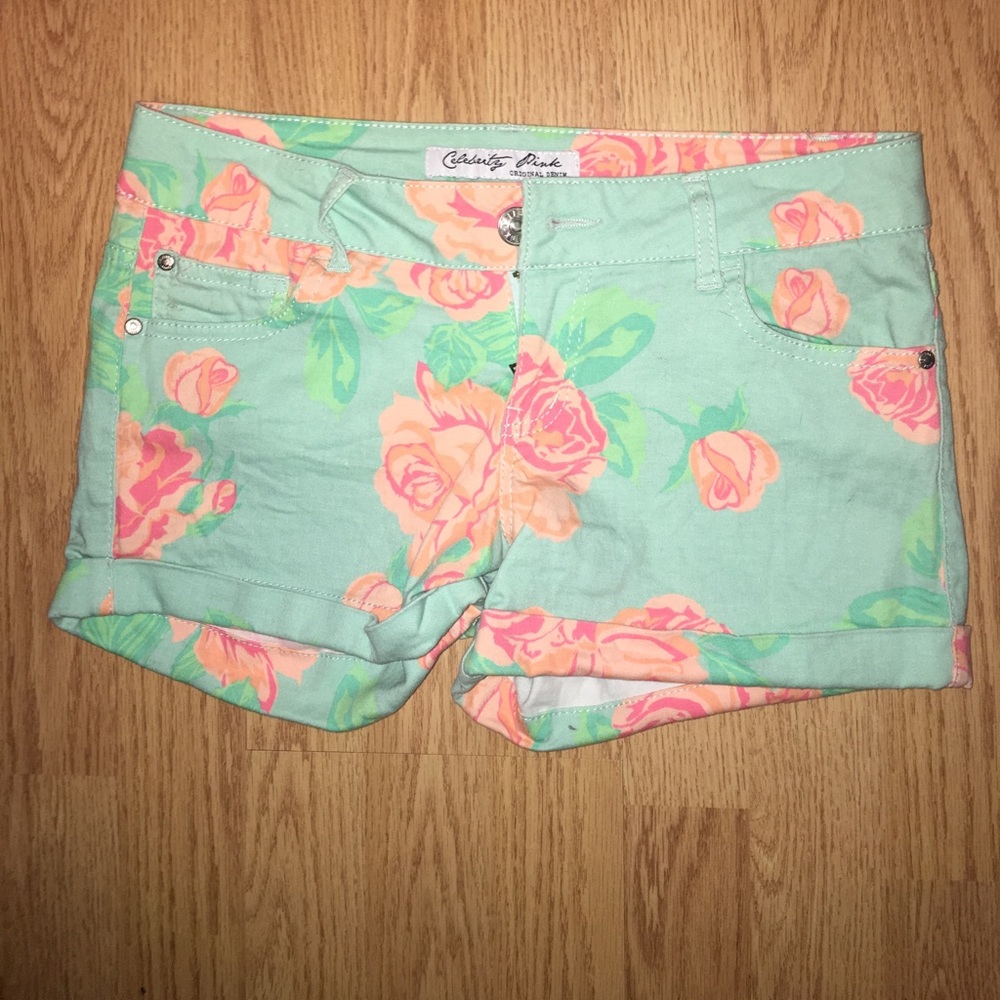 Flower print shorts