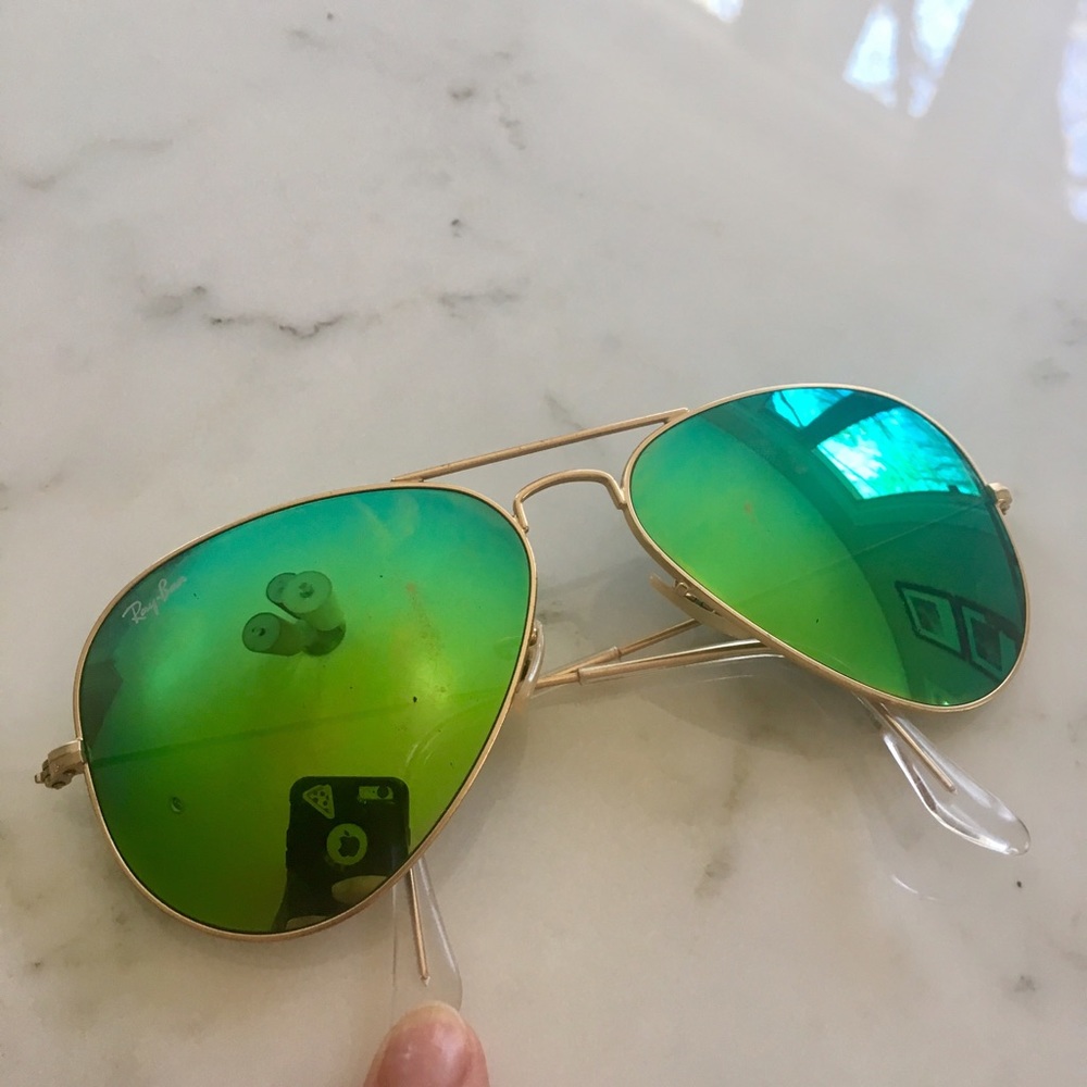 Ray Ban Mirrored Aviators