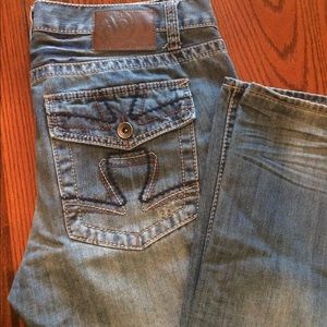 Men's Rustic Blue Jeans Size 33