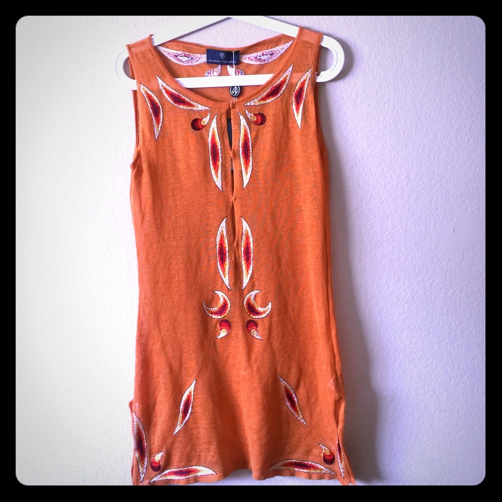 Orange summer Valentin Yudashkin tunica/ dress.