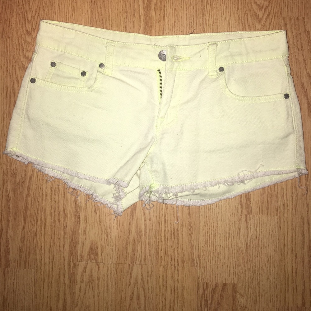 Neon Yellow Shorts