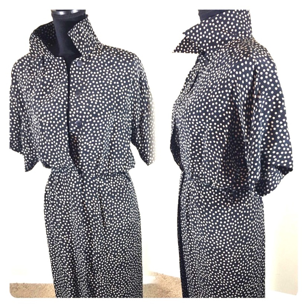 Vintage polka dot 50's style dress
