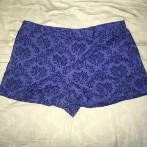 Gap Blue Victorian Design Shorts