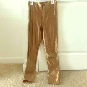 AA Gold Disco Pants SZ M