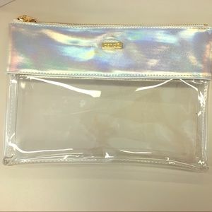 Brand new ban.do peekaboo holographic clutch
