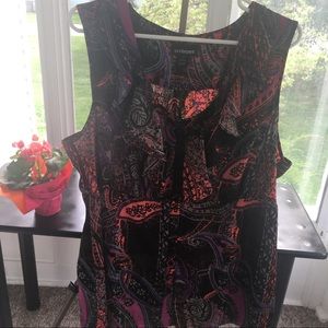 Plus Size Lane Bryant No Sleeve Blouse