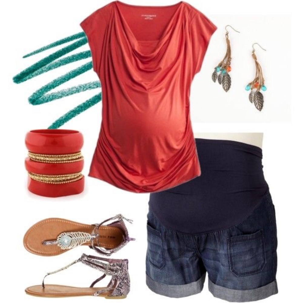 Maternity shorts