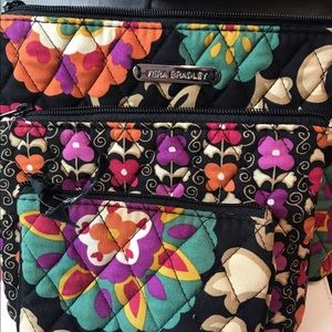 Vera Bradley makeup and coin bags