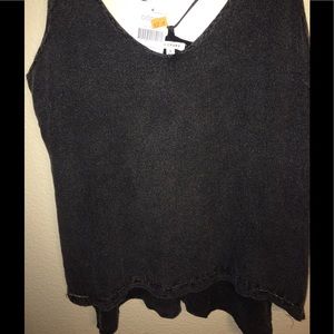 Black tank top