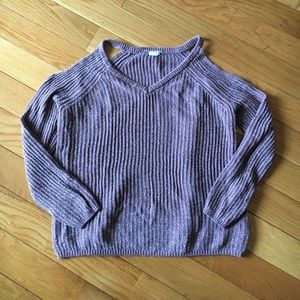 Garage Cold Shoulder Sweater