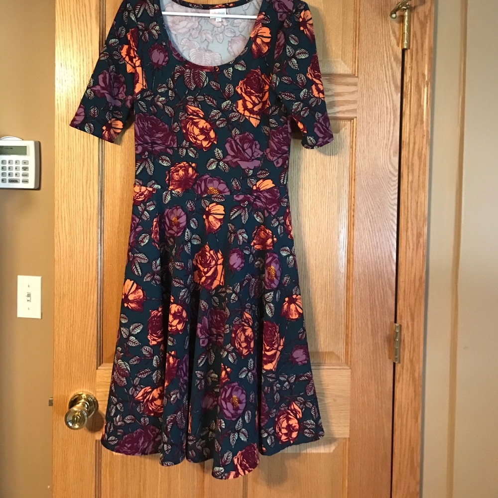 LuLaRoe Nicole Dress Size Large