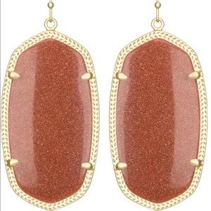 Kendra Scott Danielle Earrings in GoldStone NWOT