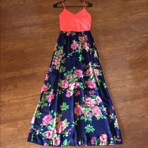 Pink Lily Boutique Floral Maxi