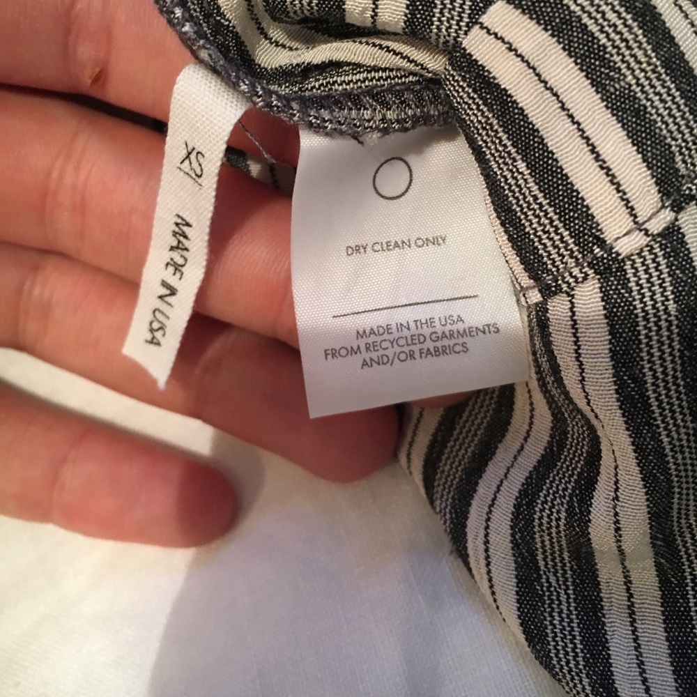 Reformation linen stripped flowing pants - Picture 8 of 8