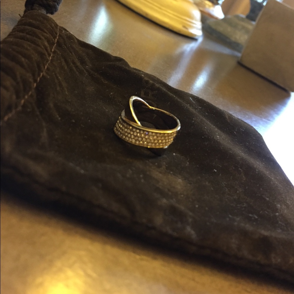 Gold MK ring size 8