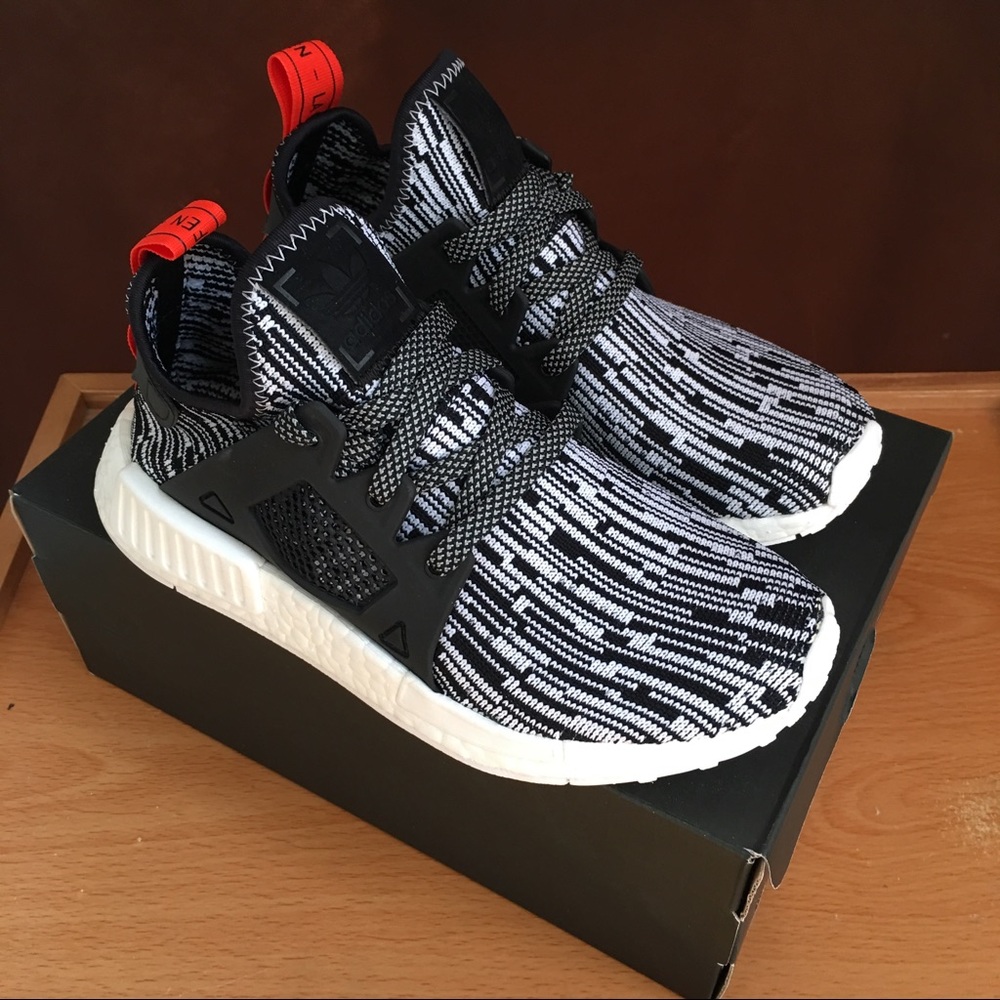 Authentic Adidas NMD XR1 Primeknit PK Glitch Camo