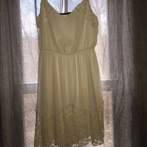Maurice's white lace dress
