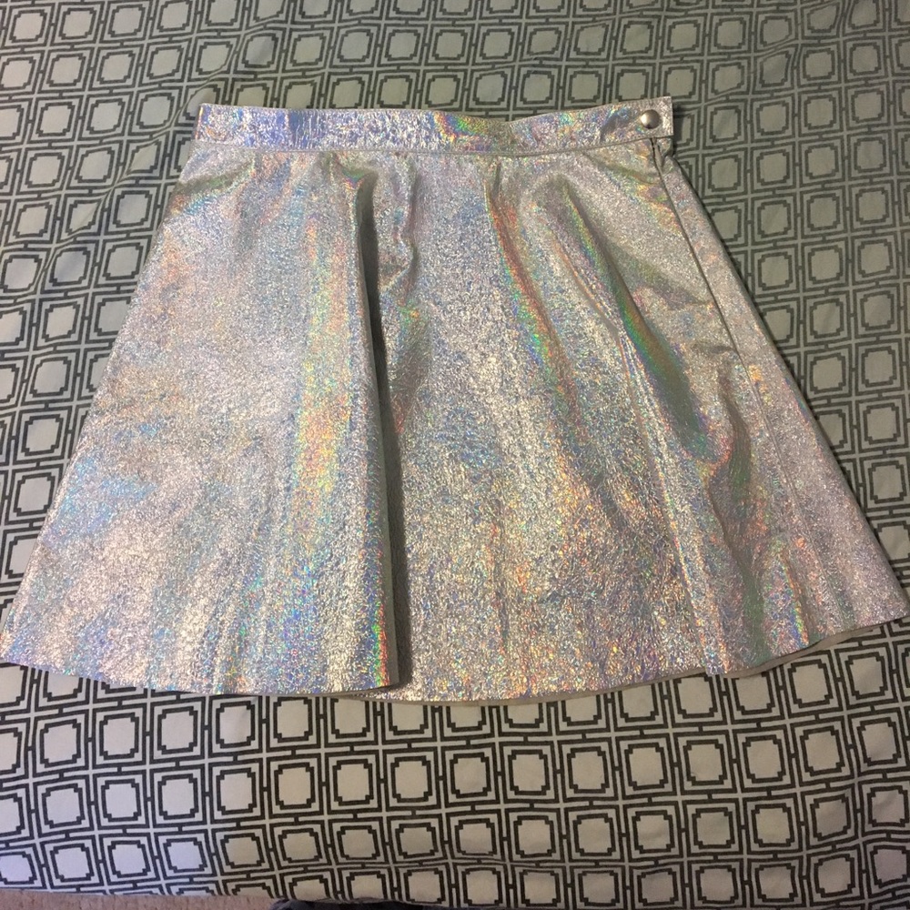 American Apparel Holographic Skirt