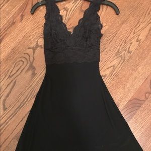 Joyce Leslie Black Dress w/ lace on top
