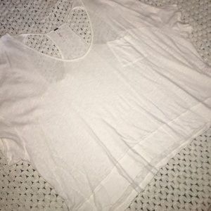 Free people white tee