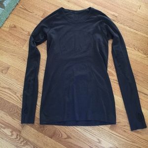 lululemon black ls swiftly.  Worn twice.