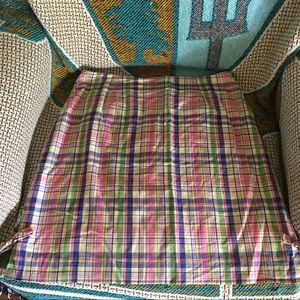 Lilly Pulitzer madras skirt with ties 10