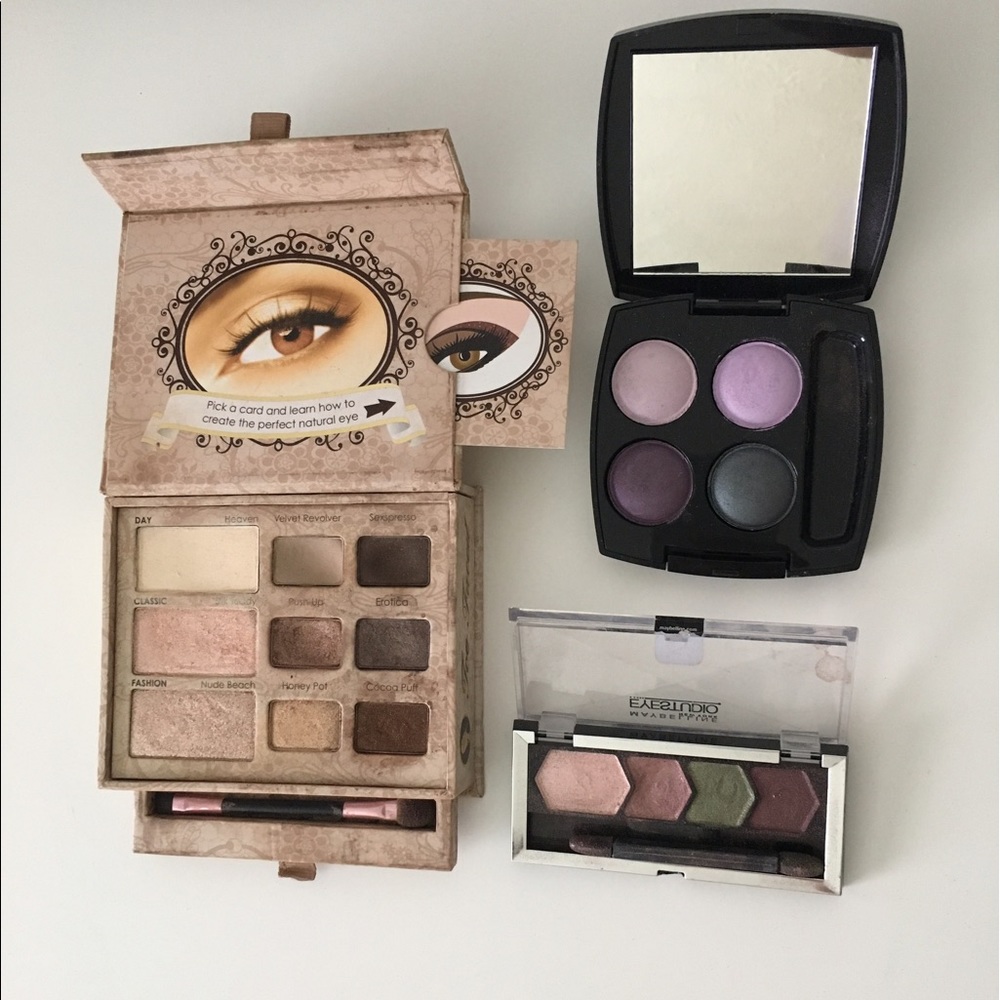 Too Faced Natural Eye Palette with 2 other quads