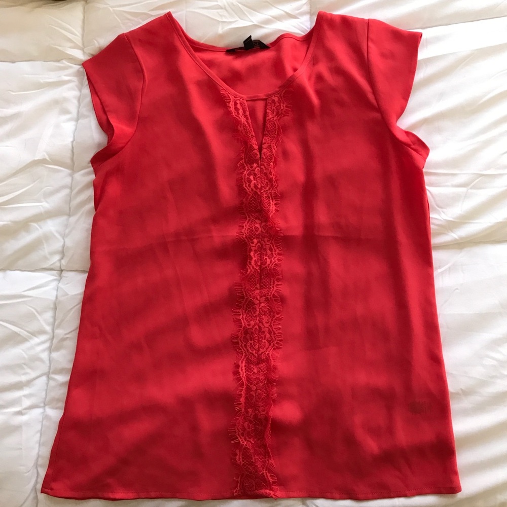 Express short sleeve portofino blouse