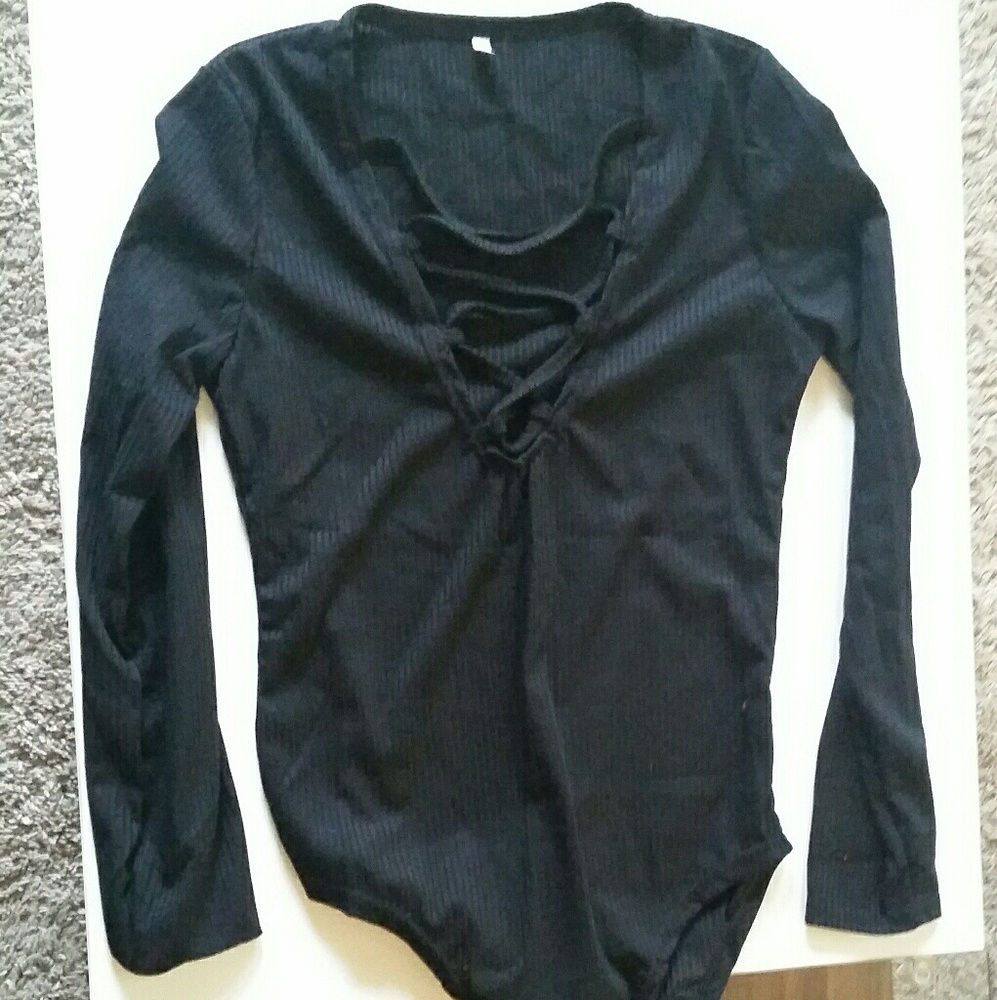 Lace up body suit - Picture 2 of 3