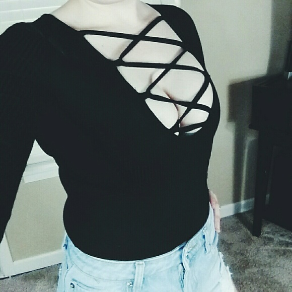 Lace up body suit - Picture 3 of 3